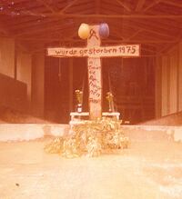 Aufgabe der Zementfabrik Kleinkems 1977 Bild 1